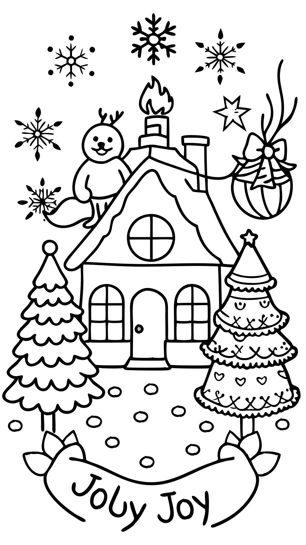 christmas pages to color printable